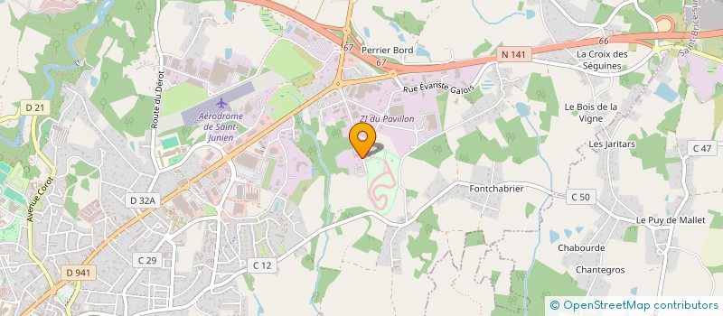 localisation de l'entreprise SCI ROMART  SAINT-JUNIEN