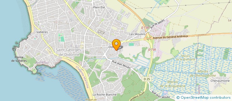 localisation de l'entreprise SCI ROMARY  SAINT-GEORGES-DE-DIDONNE