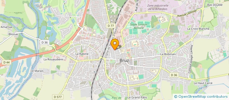 localisation de l'entreprise SCI ROMATELLE  BRUZ
