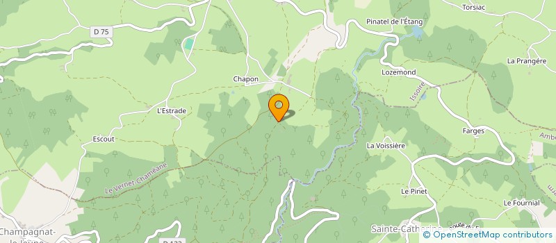 localisation de l'entreprise SCI ROMATI  LE VERNET-CHAMEANE