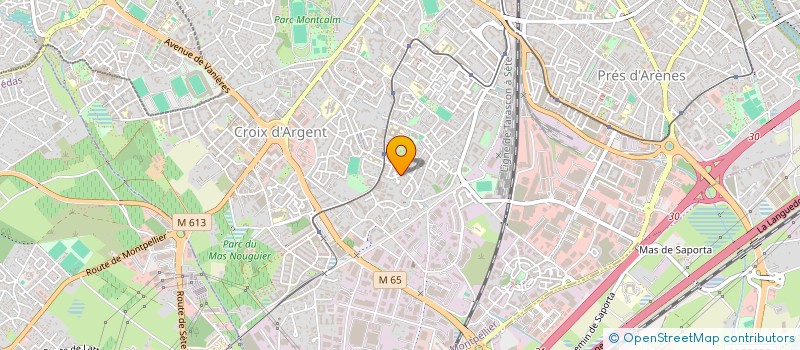 localisation de l'entreprise SCI ROMAUDE à MONTPELLIER