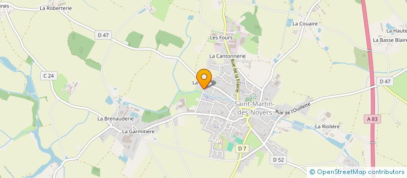 localisation de l'entreprise SCI ROMAUX  SAINT-MARTIN-DES-NOYERS