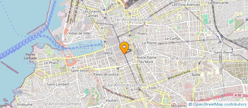 localisation de l'entreprise SCI ROMAX à MARSEILLE