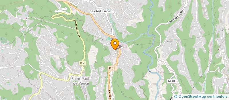 localisation de l'entreprise SCI ROMBERGER  VENCE