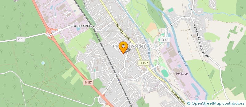 localisation de l'entreprise SCI ROMDELART  THAON-LES-VOSGES