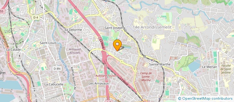 localisation de l'entreprise SCI ROME 205-207 à MARSEILLE