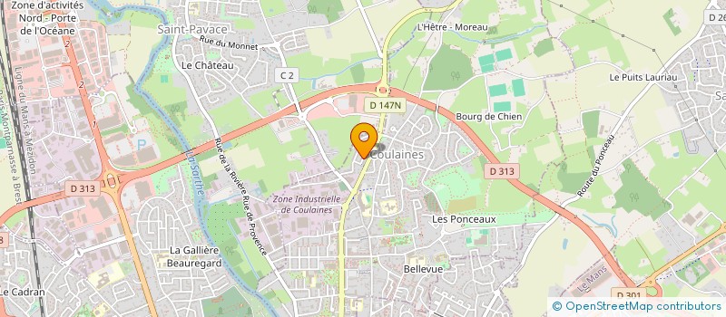 localisation de l'entreprise SCI ROME  COULAINES