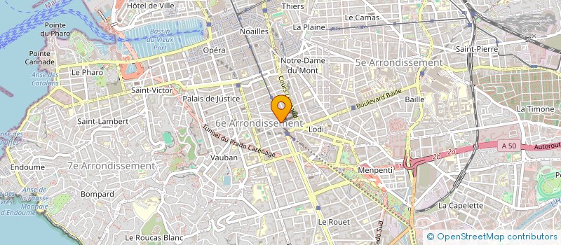 localisation de l'entreprise SCI ROME à MARSEILLE