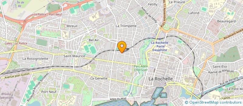 localisation de l'entreprise SCI ROME à LA ROCHELLE