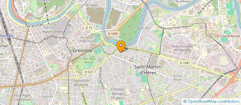 localisation de l'entreprise SCI ROME  GRENOBLE