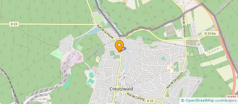 localisation de l'entreprise SCI ROME  CREUTZWALD