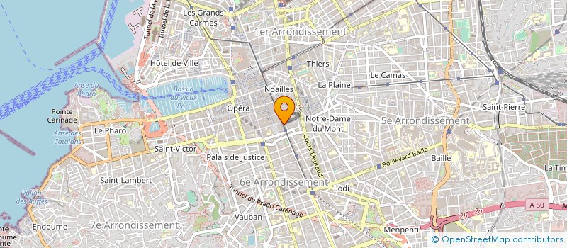 localisation de l'entreprise SCI ROME 95  MARSEILLE