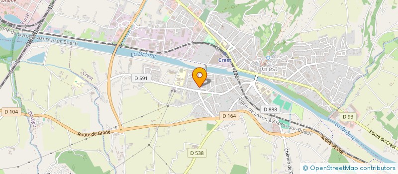 localisation de l'entreprise SCI ROME HAYYIM  CREST