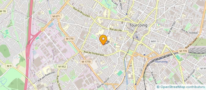 localisation de l'entreprise SCI ROMEIE  TOURCOING