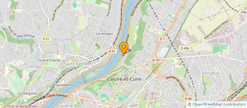 localisation de l'entreprise SCI ROMELEA  CALUIRE-ET-CUIRE