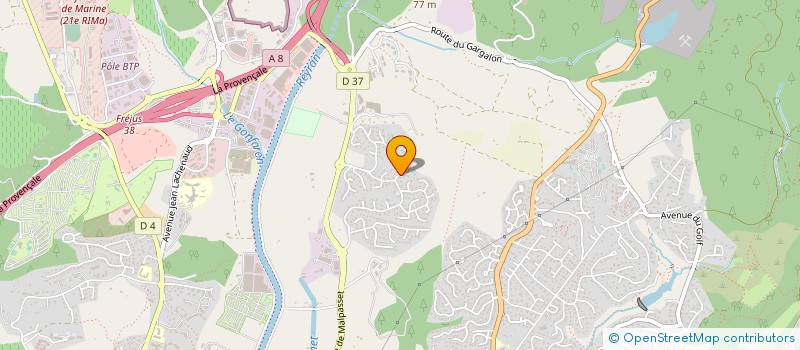 localisation de l'entreprise SCI ROMELI à FREJUS