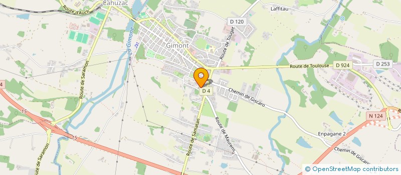 localisation de l'entreprise SCI ROMELIO  GIMONT