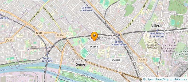 localisation de l'entreprise SCI ROMEMA à EPINAY-SUR-SEINE