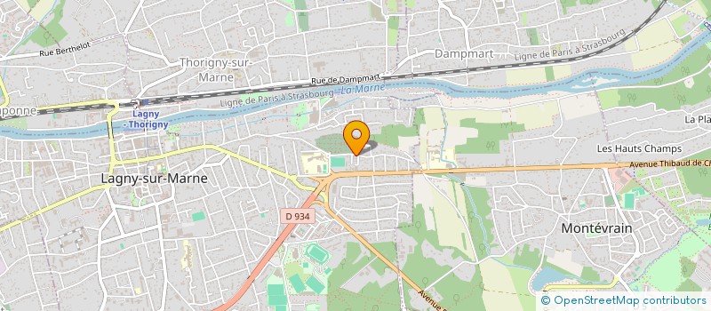 localisation de l'entreprise SCI ROMEO  LAGNY-SUR-MARNE