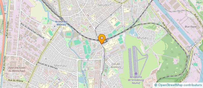 localisation de l'entreprise SCI ROMEO  STRASBOURG