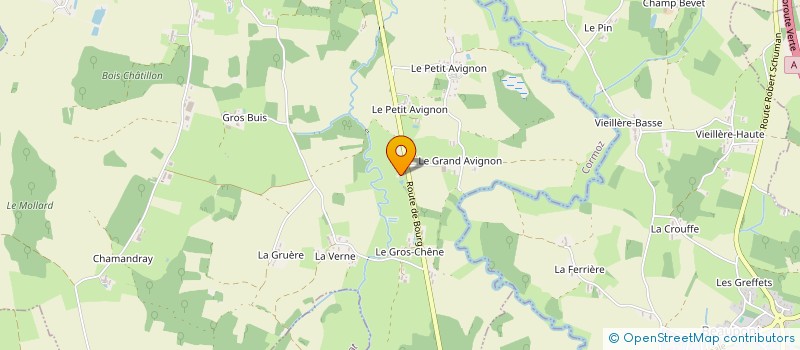 localisation de l'entreprise SCI ROMEO  CORMOZ