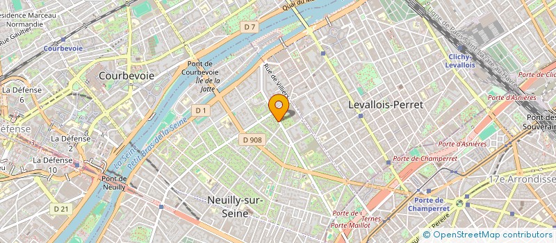localisation de l'entreprise SCI ROMEO  NEUILLY-SUR-SEINE