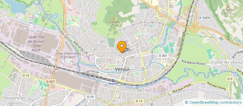 localisation de l'entreprise SCI ROMEO à VESOUL