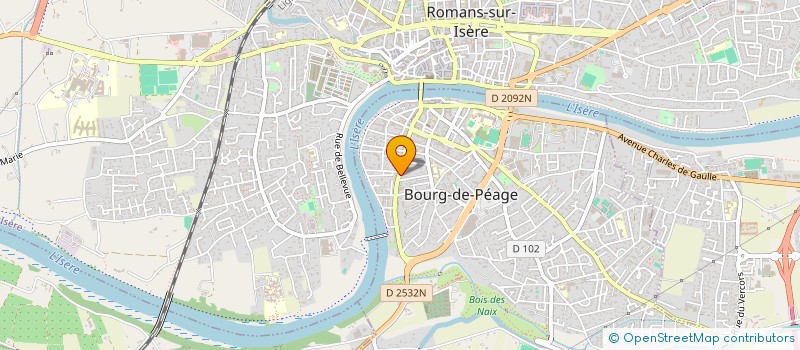 localisation de l'entreprise SCI ROMEO  BOURG-DE-PEAGE