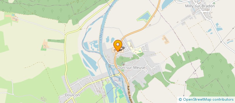 localisation de l'entreprise SCI ROMEO  DUN-SUR-MEUSE
