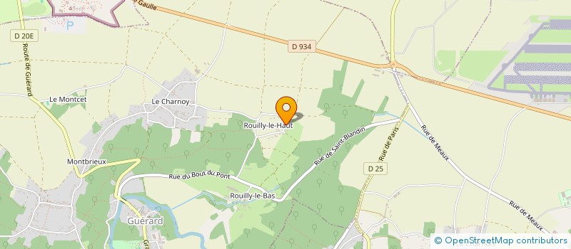 localisation de l'entreprise SCI ROMEO  GUERARD