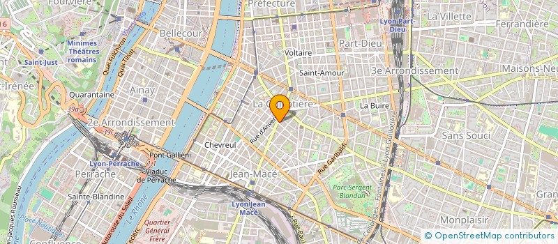 localisation de l'entreprise SCI ROMEO - CHEBBI  LYON