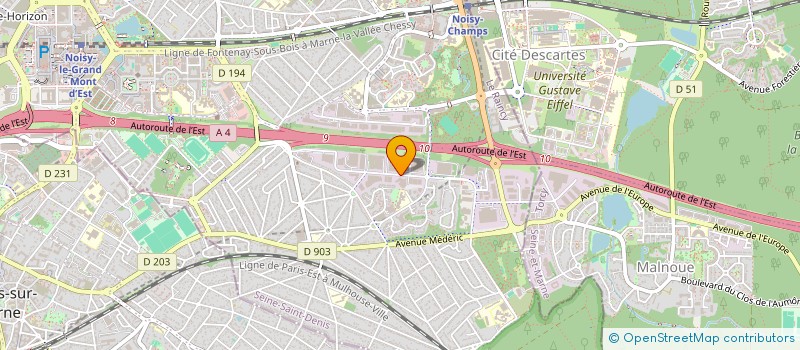 localisation de l'entreprise SCI ROMEO INVEST  NOISY-LE-GRAND