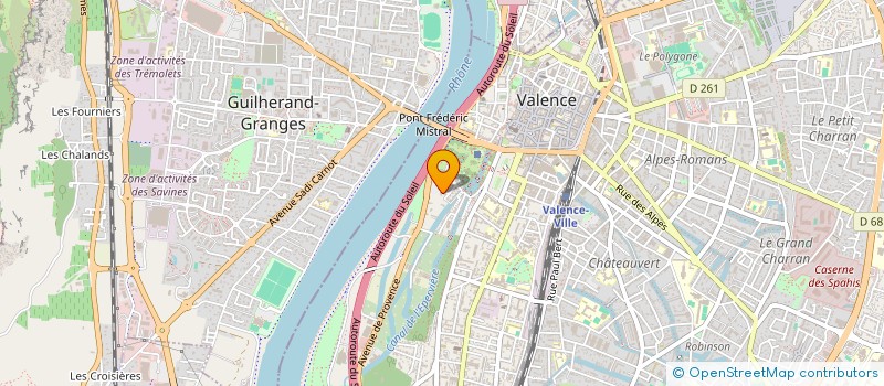 localisation de l'entreprise SCI ROMEO PARTNERS  VALENCE