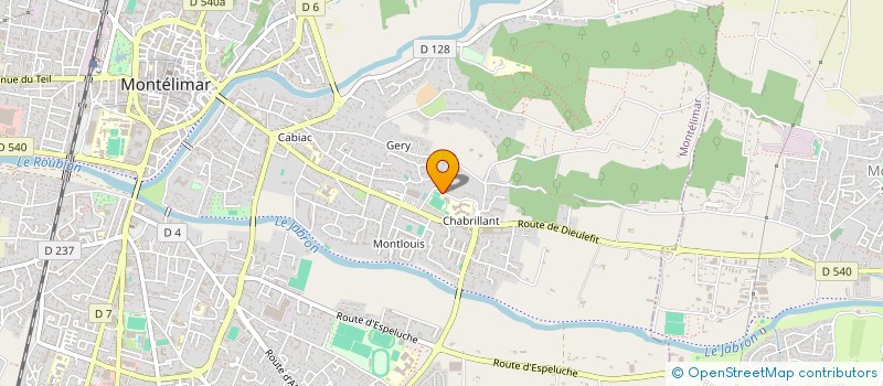 localisation de l'entreprise SCI ROMEO VICTOR à MONTELIMAR