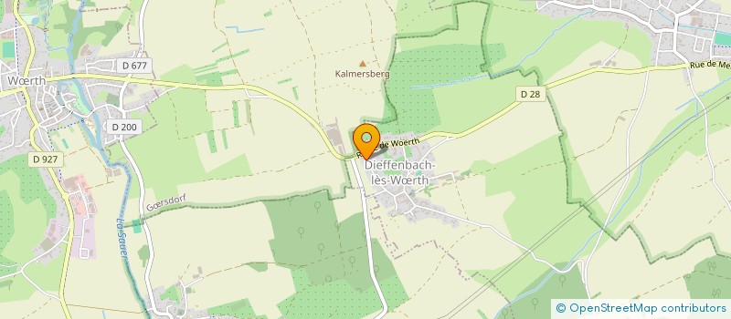 localisation de l'entreprise SCI ROMERO  DIEFFENBACH-LES-WRTH