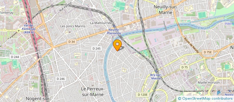 localisation de l'entreprise SCI ROMERO  BRY-SUR-MARNE