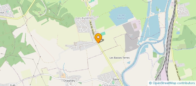 localisation de l'entreprise SCI ROMERY 22  LES AYVELLES