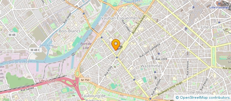 localisation de l'entreprise SCI ROMEY à LILLE