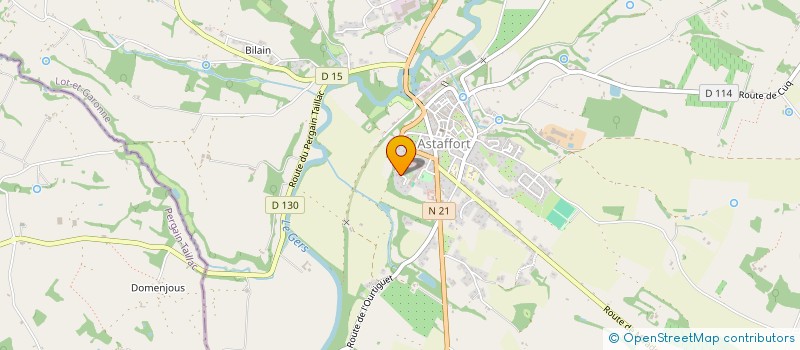 localisation de l'entreprise SCI ROMFLO  ASTAFFORT