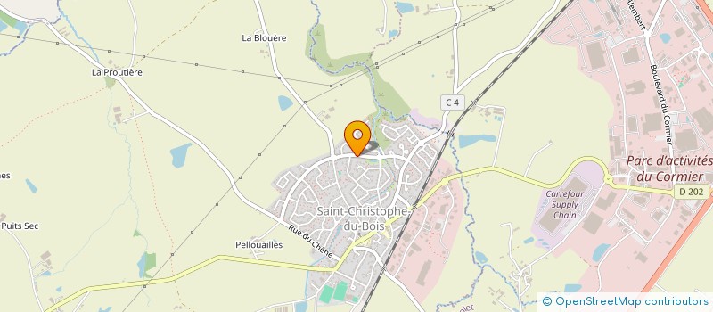 localisation de l'entreprise SCI ROMI  SAINT-CHRISTOPHE-DU-BOIS