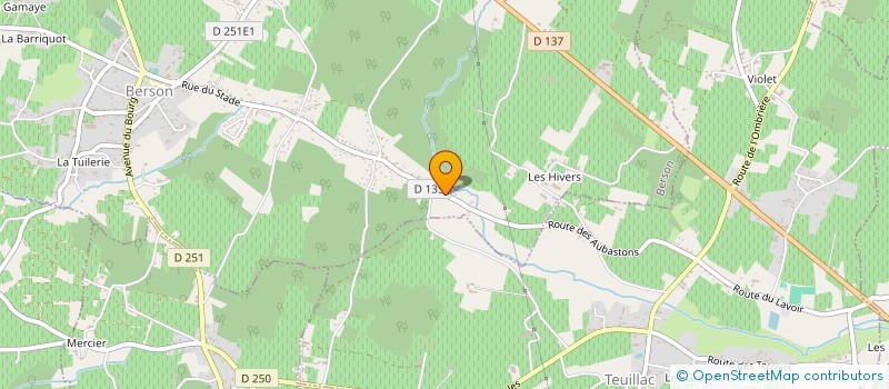 localisation de l'entreprise SCI ROMI  BERSON