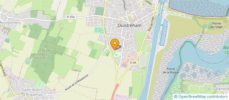 localisation de l'entreprise SCI ROMI  OUISTREHAM