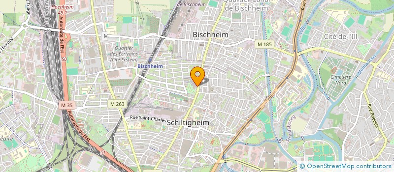 localisation de l'entreprise SCI ROMI  SCHILTIGHEIM