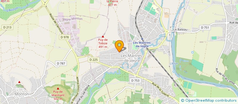 localisation de l'entreprise SCI ROMI'S 63  LES MARTRES-DE-VEYRE