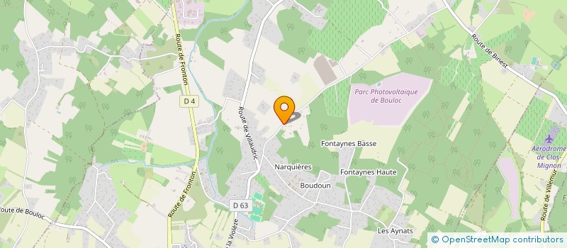 localisation de l'entreprise SCI ROMIA  BOULOC