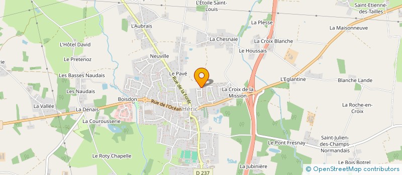 localisation de l'entreprise SCI ROMIB  HERIC