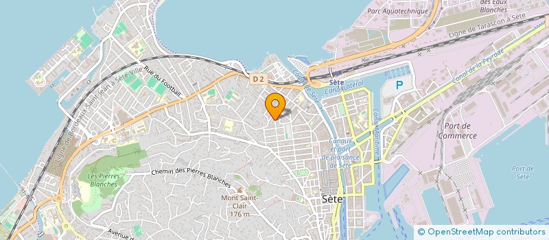 localisation de l'entreprise SCI ROMICANA  SETE