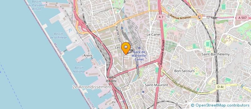 localisation de l'entreprise SCI ROMIEU à MARSEILLE