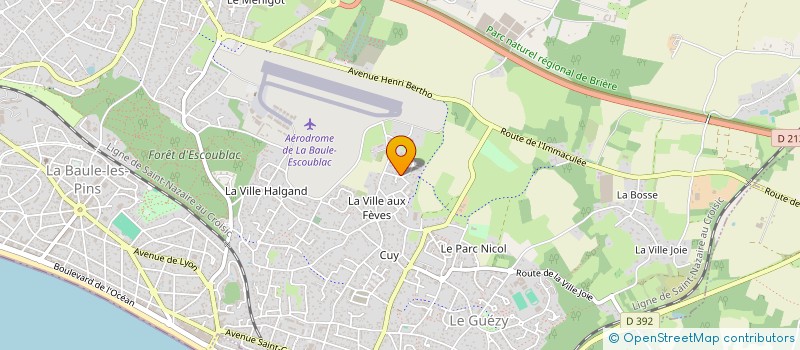 localisation de l'entreprise SCI ROMIKA  LA BAULE-ESCOUBLAC