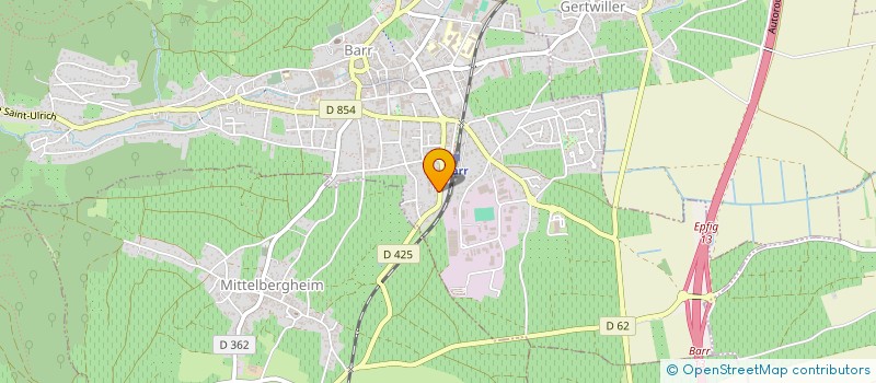 localisation de l'entreprise SCI ROMIKA  BARR